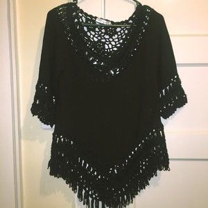 Black Fringe tunic